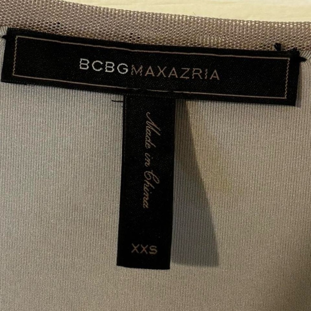 BCBGMaxAzria Metallic Sequin Long Sleeve Dress - Picture 6 of 6